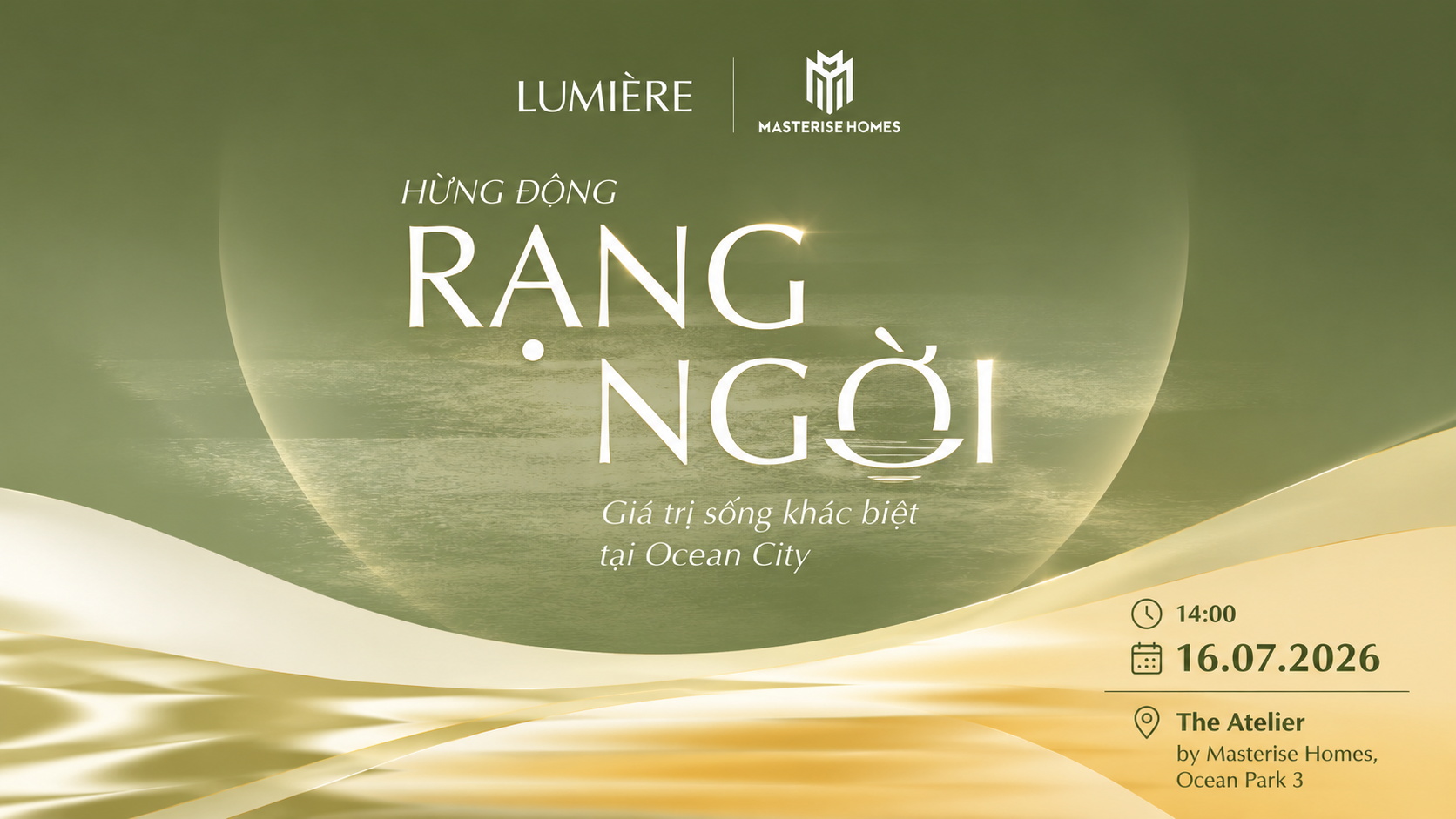 CÙNG MASTERISE HOMES ĐÓN CHỜ HỪNG ĐÔNG RẠNG RỠ TẠI OCEAN CITY