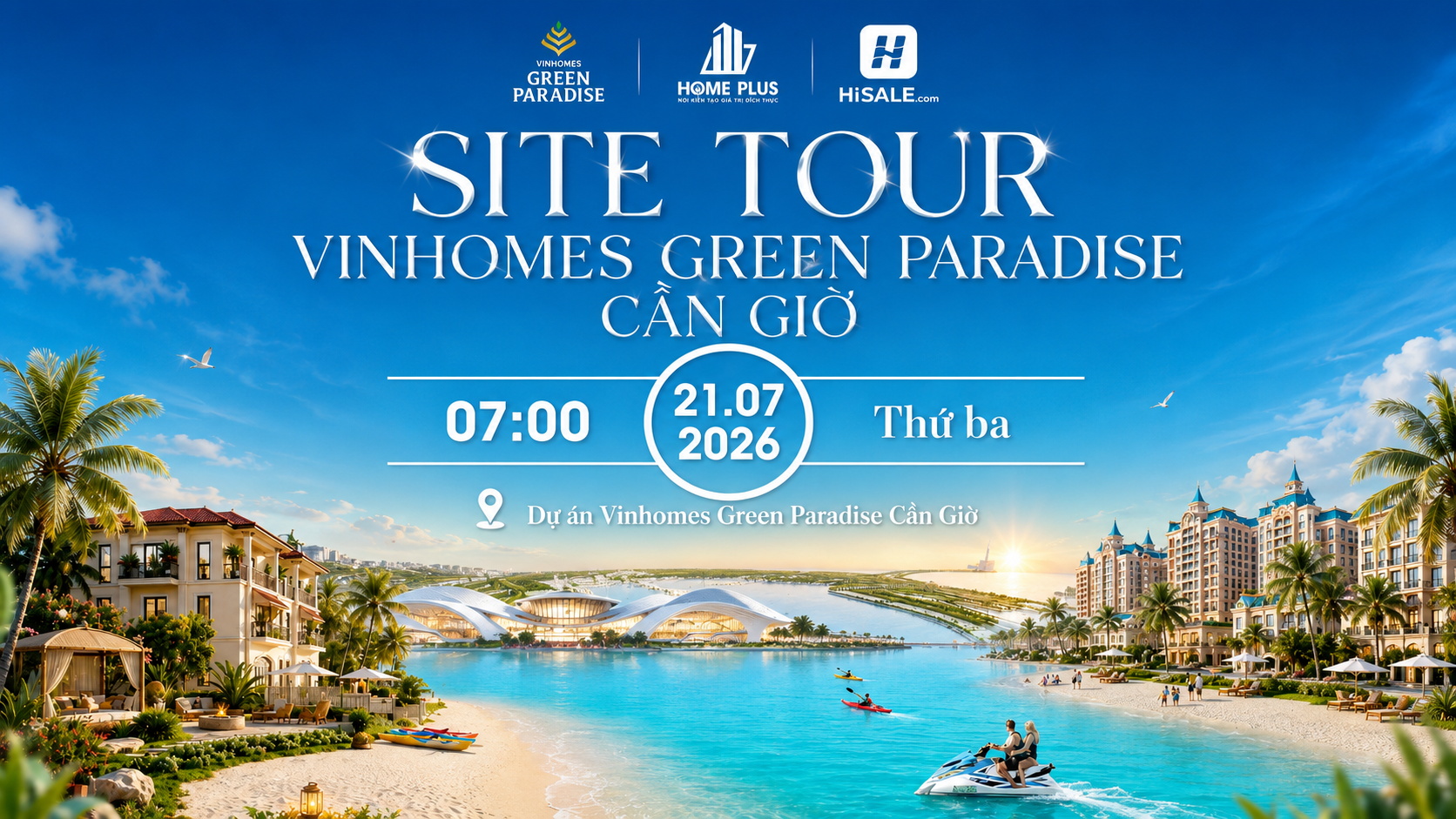 🌊 SITE TOUR VINHOMES GREEN PARADISE CẦN GIỜ KHÁM PHÁ VỊNH TIÊN – CHẠM TƯƠNG LAI SIÊU ĐÔ THỊ BIỂN