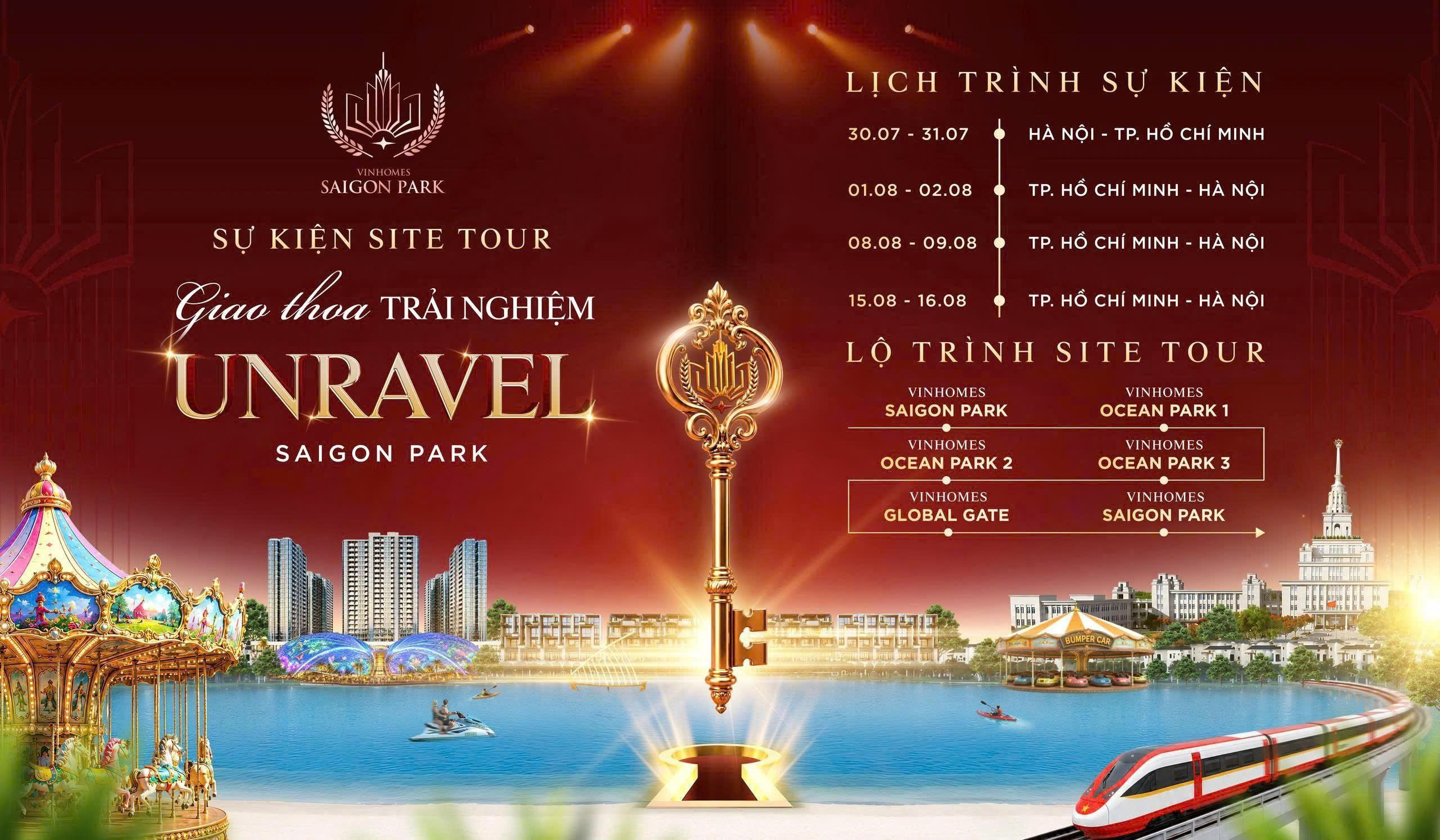 ĐẶC QUYỀN ĐUA TOP – VÉN MÀN BÍ ẨN SIÊU DỰ ÁN CÙNG SITETOUR "UNRAVEL SAIGON PARK"