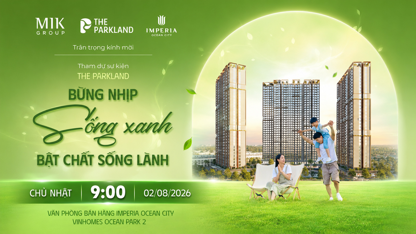 🌿 BỪNG NHỊP SỐNG XANH – BẬT CHẤT SỐNG LÀNH