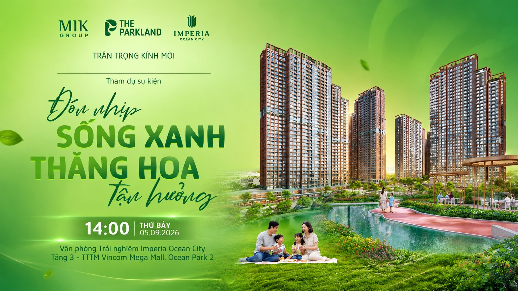✨ THE PARKLAND | ĐÓN NHỊP SỐNG XANH – THĂNG HOA TẬN HƯỞNG