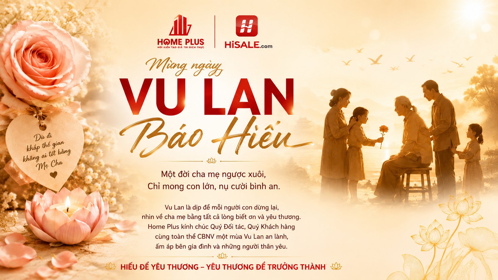 🌸 MỪNG NGÀY VU LAN BÁO HIẾU 15/7/2026  MỘT ĐỜI CHA MẸ NGƯỢC XUÔI, CHỈ MONG CON LỚN, NỤ CƯỜI BÌNH AN 🌸