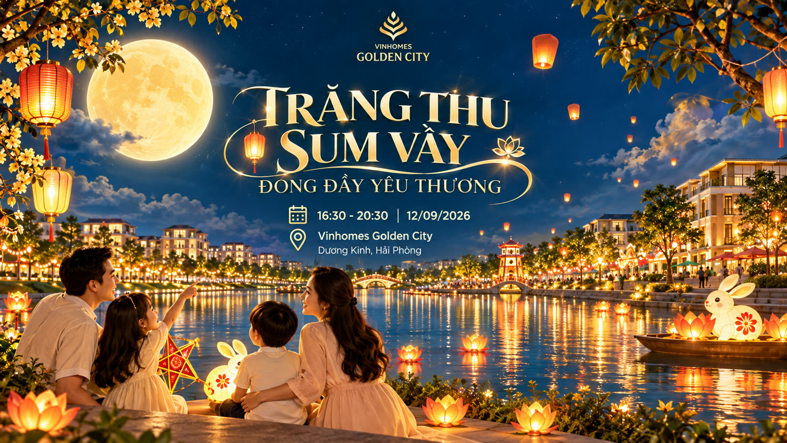 🌕 TRĂNG THU SUM VẦY – ĐONG ĐẦY YÊU THƯƠNG 🏮✨