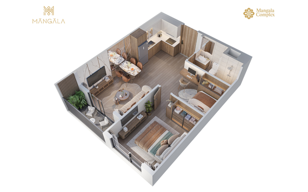 Căn hộ 1BR+