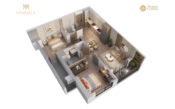 Căn hộ 2BR-L