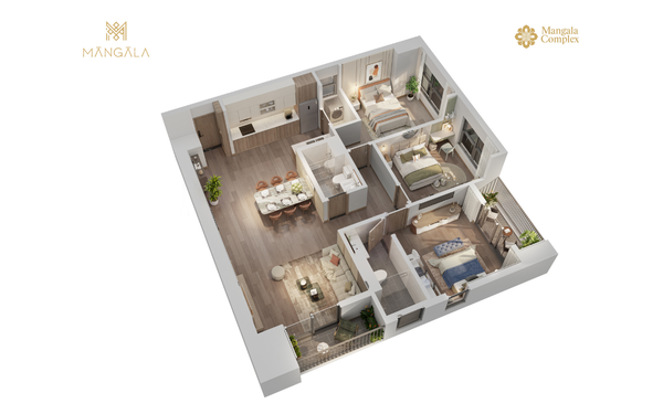 Căn hộ 3BR