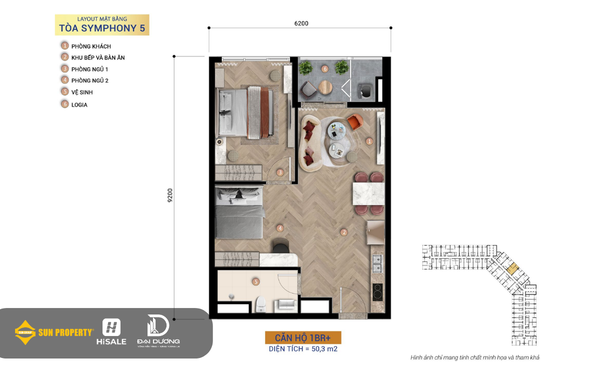 Căn hộ 1BR+