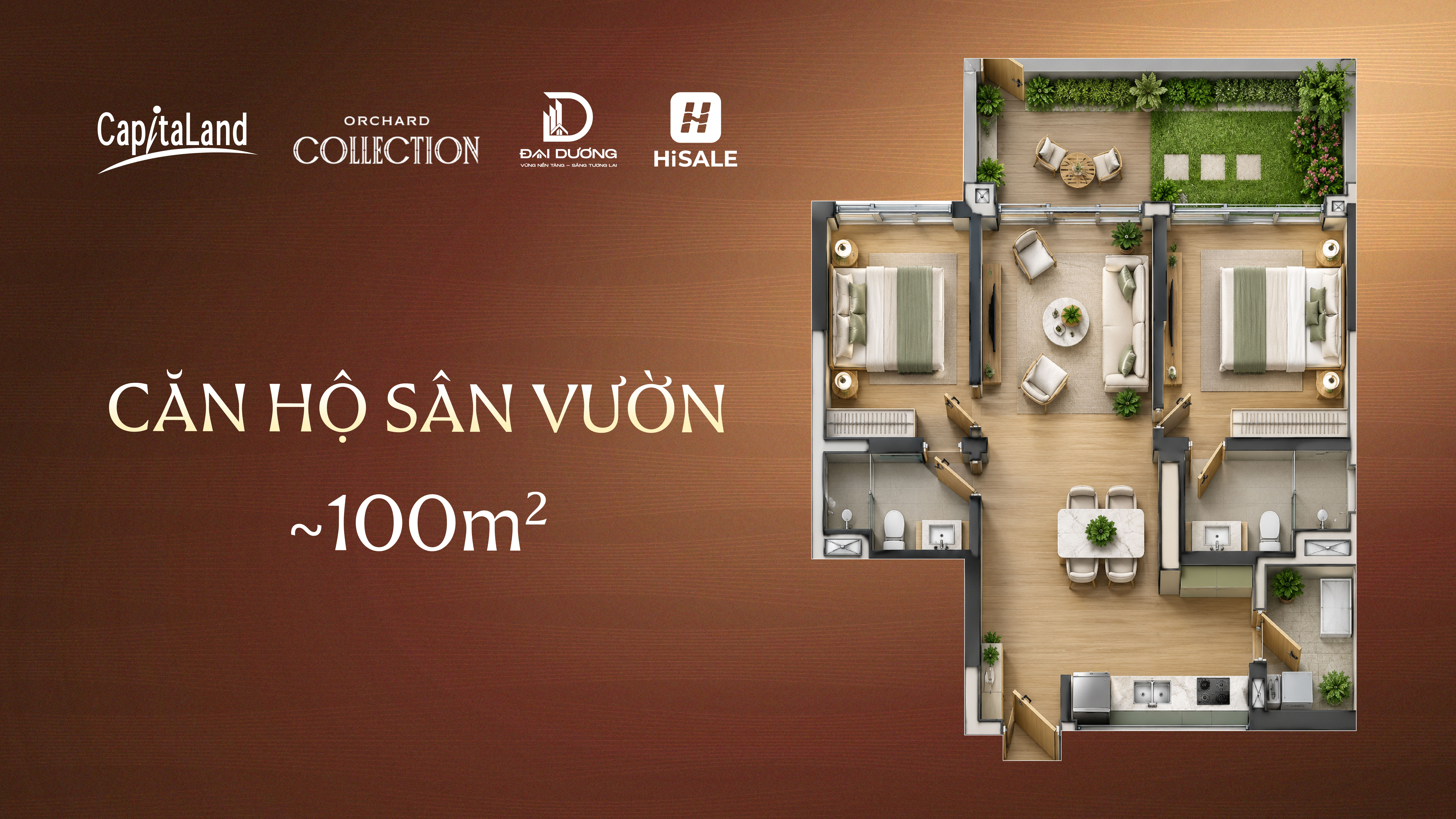 CĂN HỘ SÂN VƯỜN