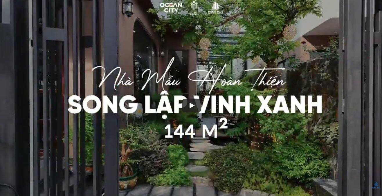 NHÀ MẪU HOÀN THIỆN VỊNH XANH DIỆN TÍCH 144 M2