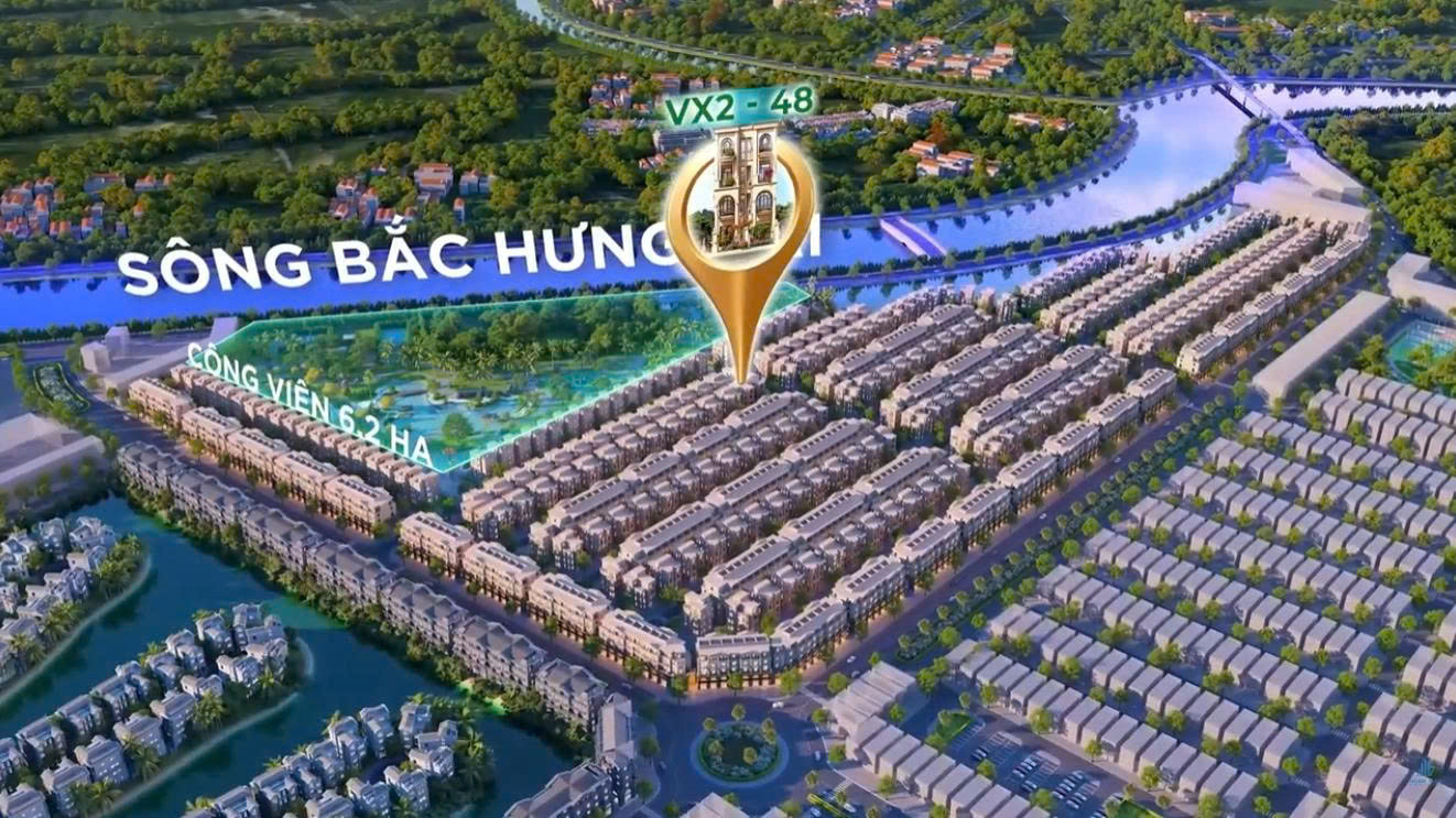 Vịnh Xanh 2 48 | Dinh Thự Song Lập VIP Compound Khép Kín Tại Vinhomes Ocean Park 3
