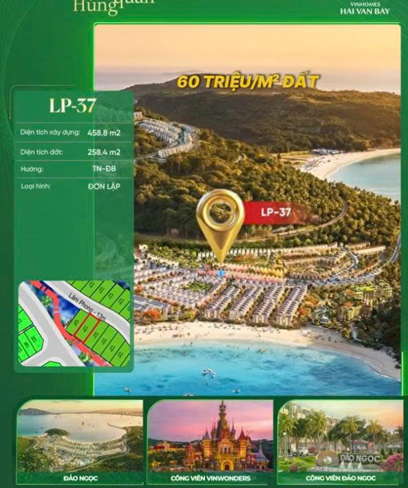 LP-37 – TƯ DINH ĐƠN LẬP NGAY MẶT ĐƯỜNG NỘI KHU - ÔM TRỌN VIEW BIỂN ĐẮT GIÁ
