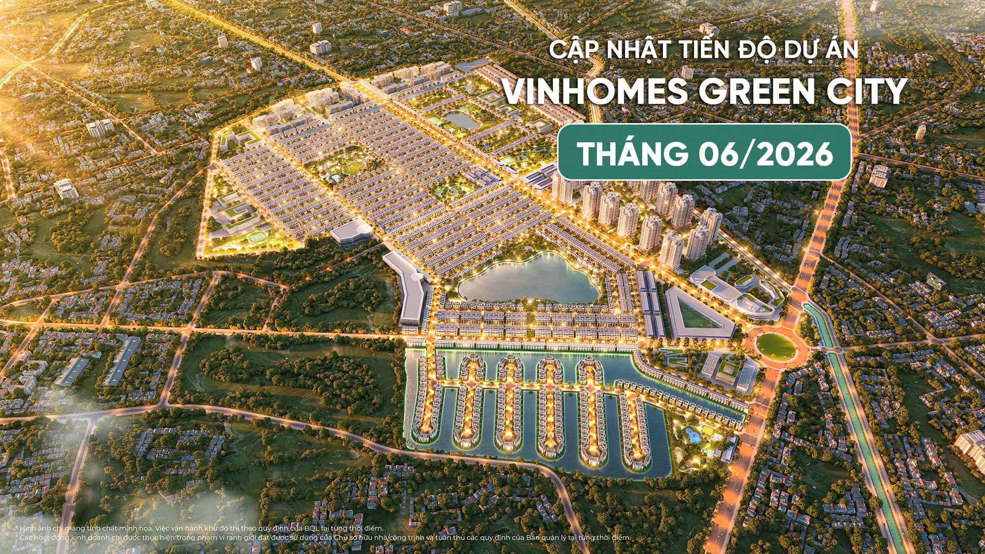 CẬP NHẬT TIẾN ĐỘ VINHOMES GREEN CITY T6/2026