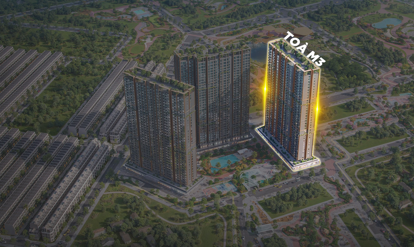Mặt bằng TÒA M3 (PHÂN KHU PRIME GARDEN) - THE PARKLAND - IMPERIA OCEAN CITY