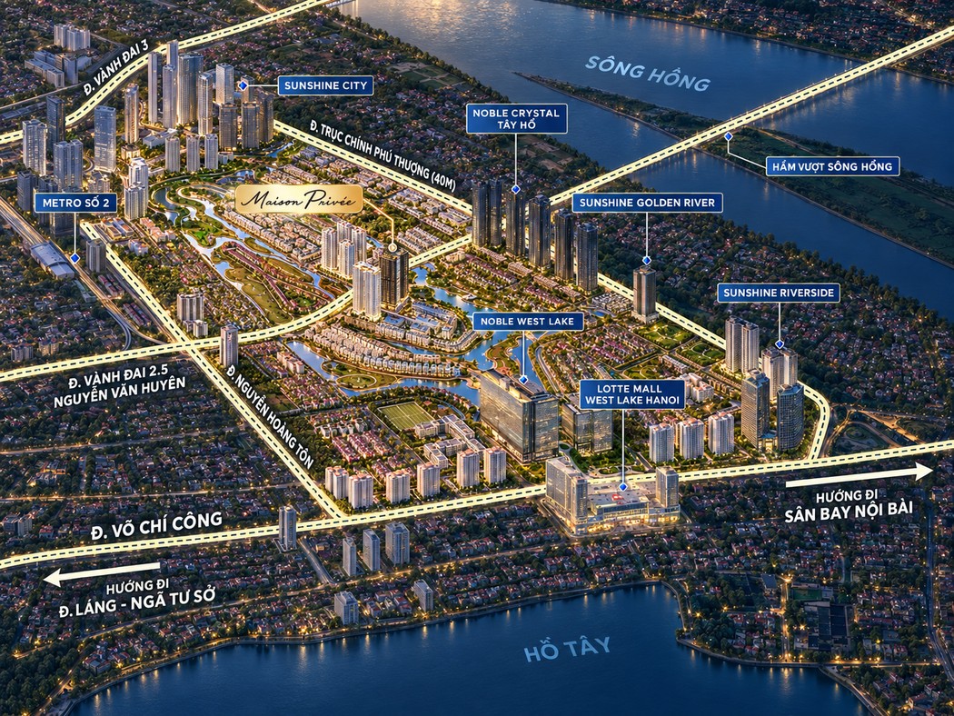 Vị trí dự án MAISON PRIVÉE