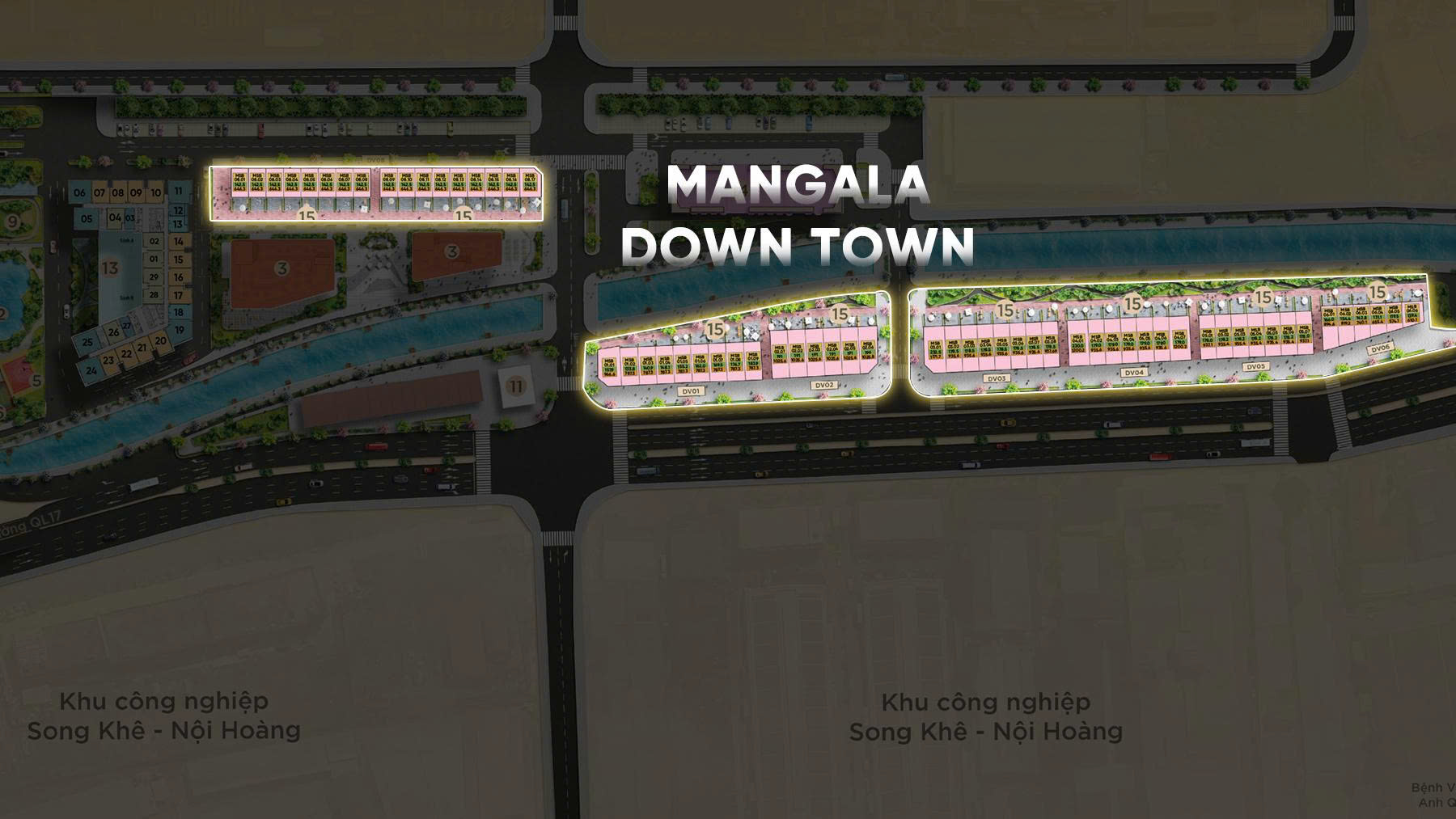 Mặt bằng MANGALA DOWN TOWN - MANGALA COMPLEX