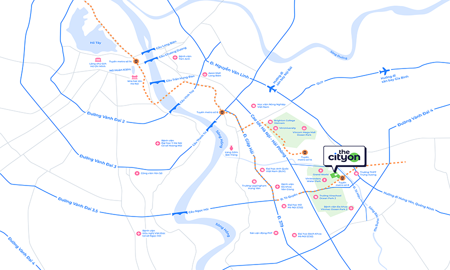 Vị trí dự án THE CITYON
