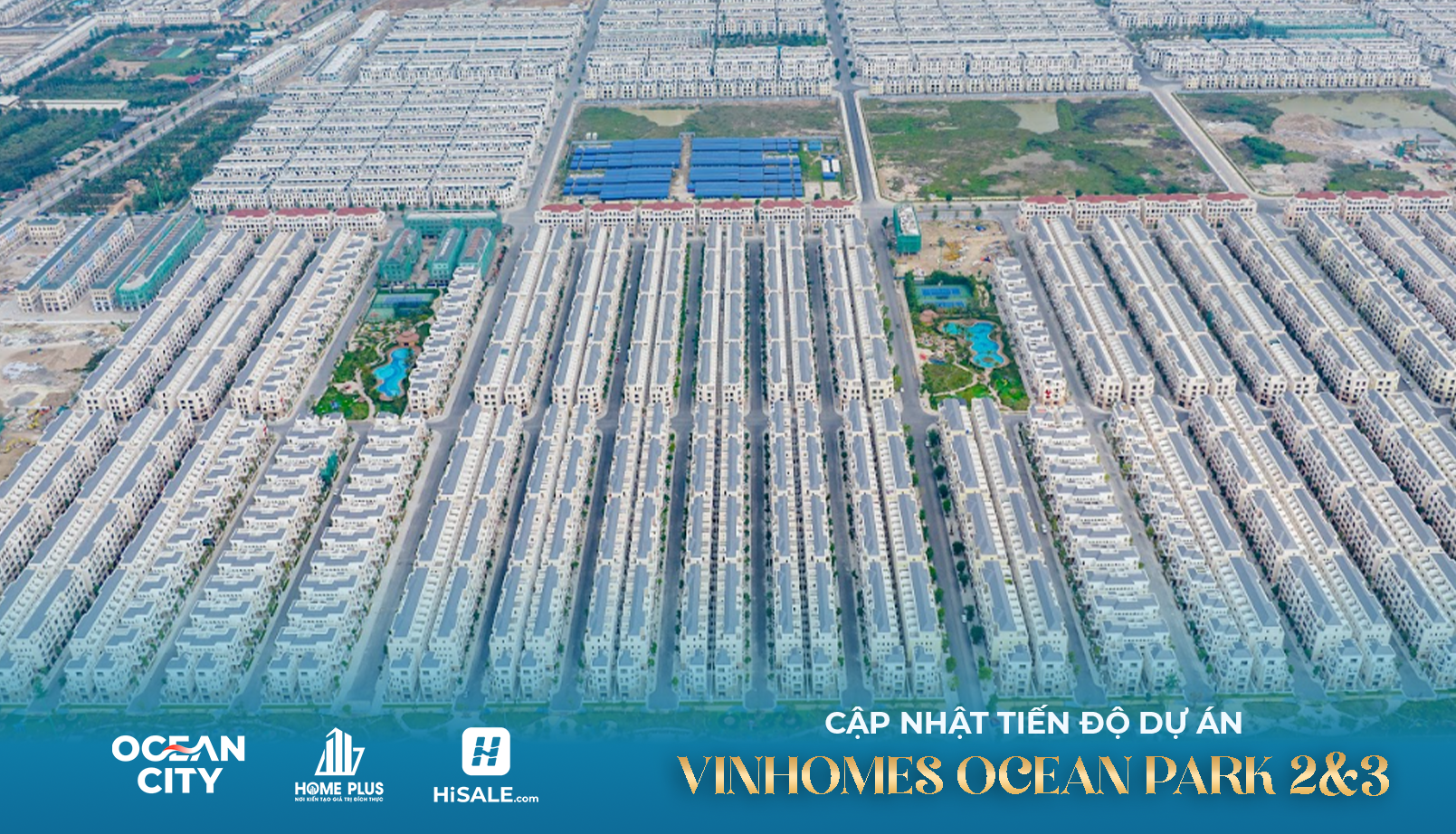 TIẾN ĐỘ DỰ ÁN VINHOME OCEAN PARK 2&3 - OCEAN CITY THÁNG 9 - 2026