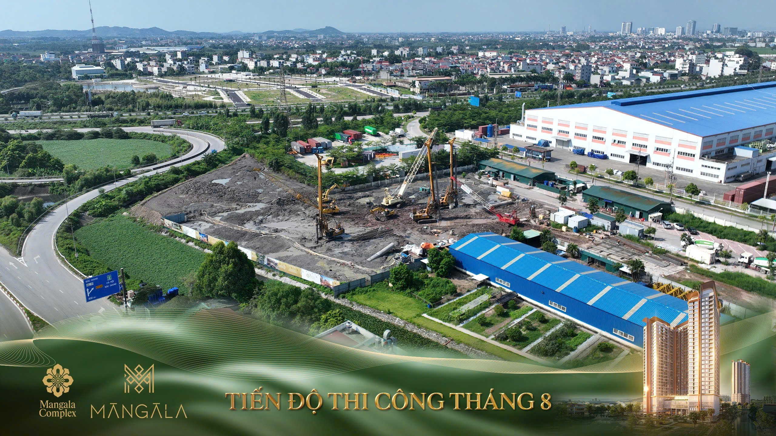Tiến độ thi công Mangala Complex tháng 8/2026.