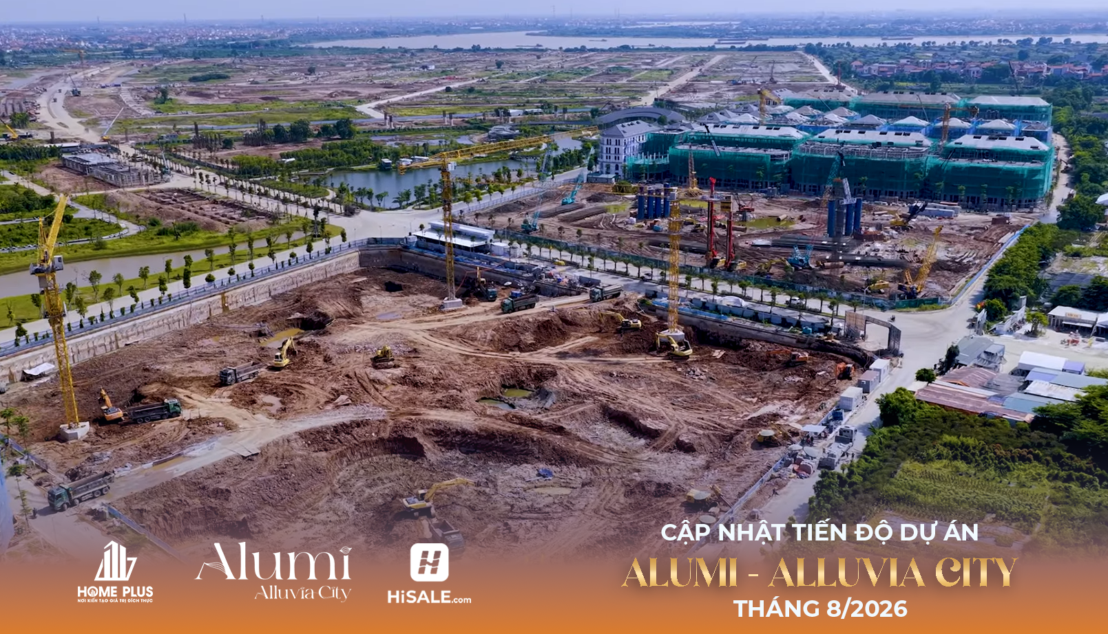 Tiến độ dự án Alumi cao tầng T8/2026