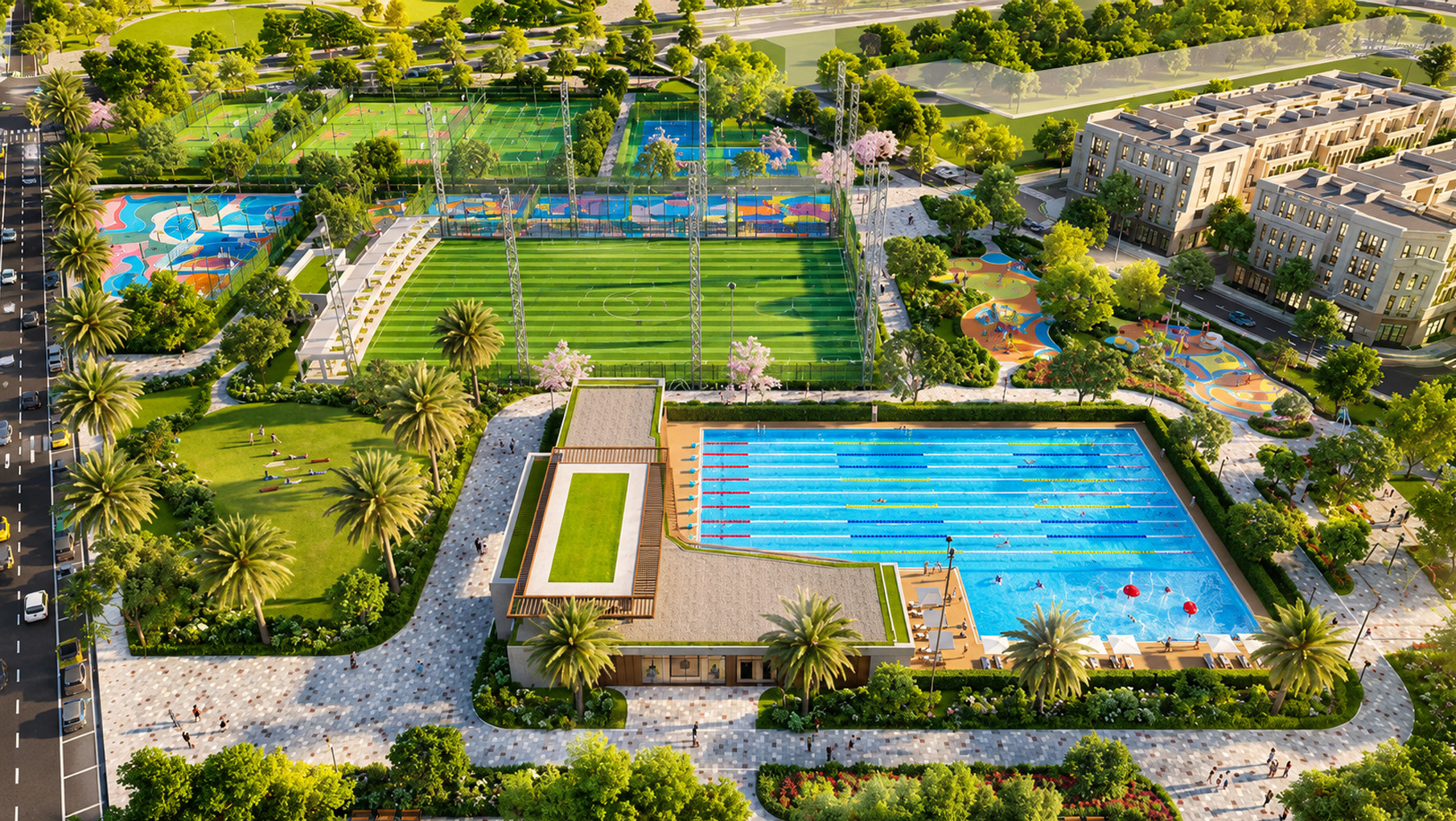 Hồ bơi Olympics ngoài trời - ảnh 2