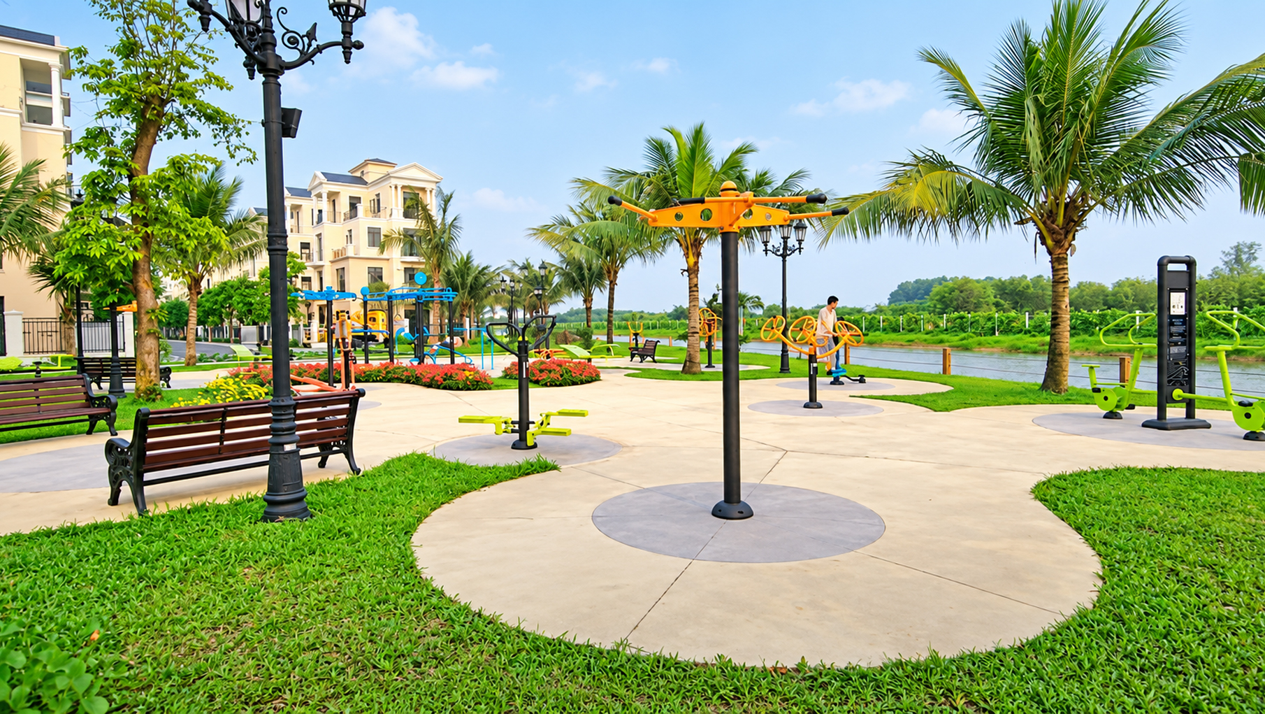 Công viên ven sông Silk Park