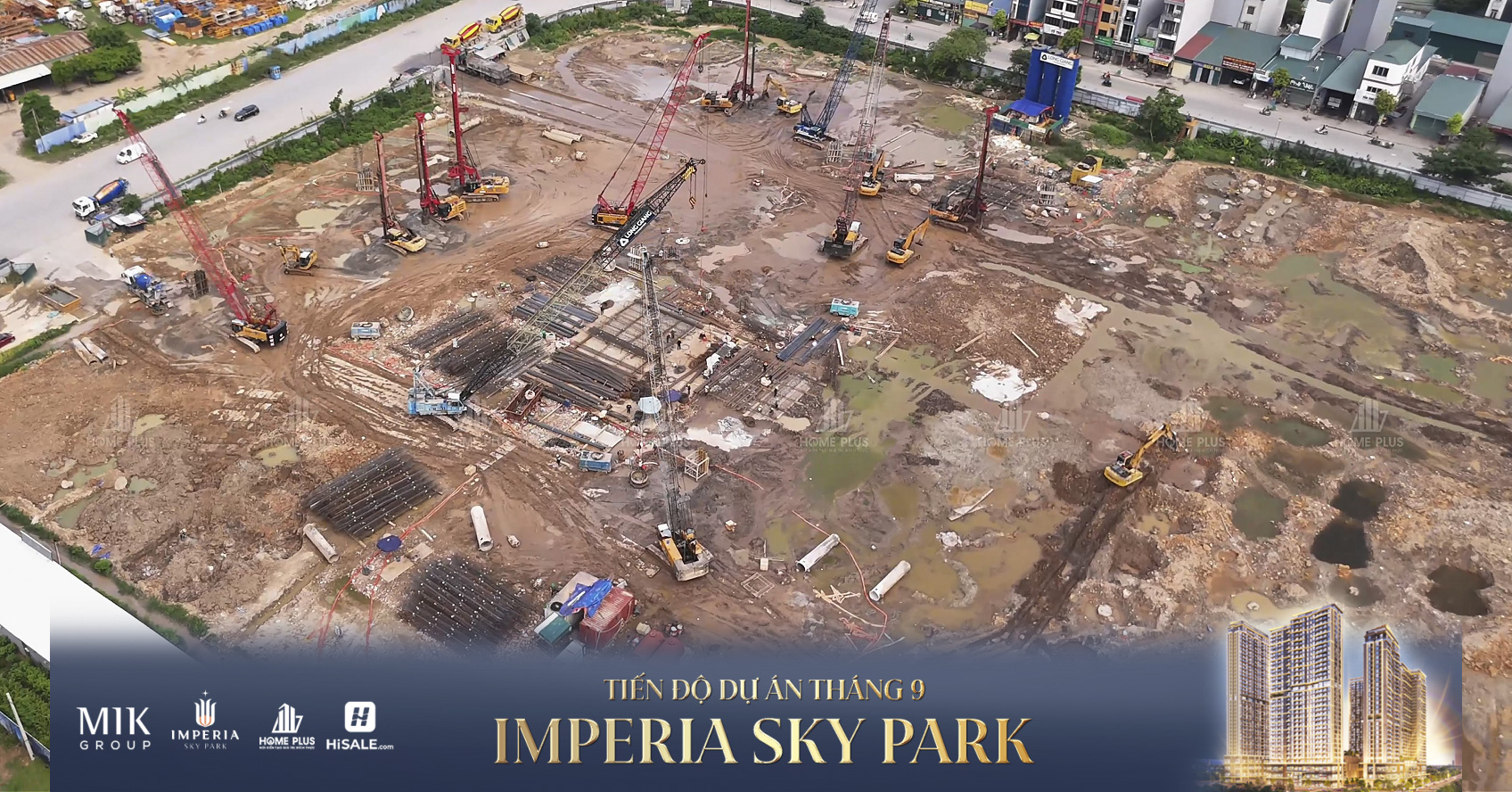 TIẾN ĐỘ T9 IMPERIA SKY PARK
