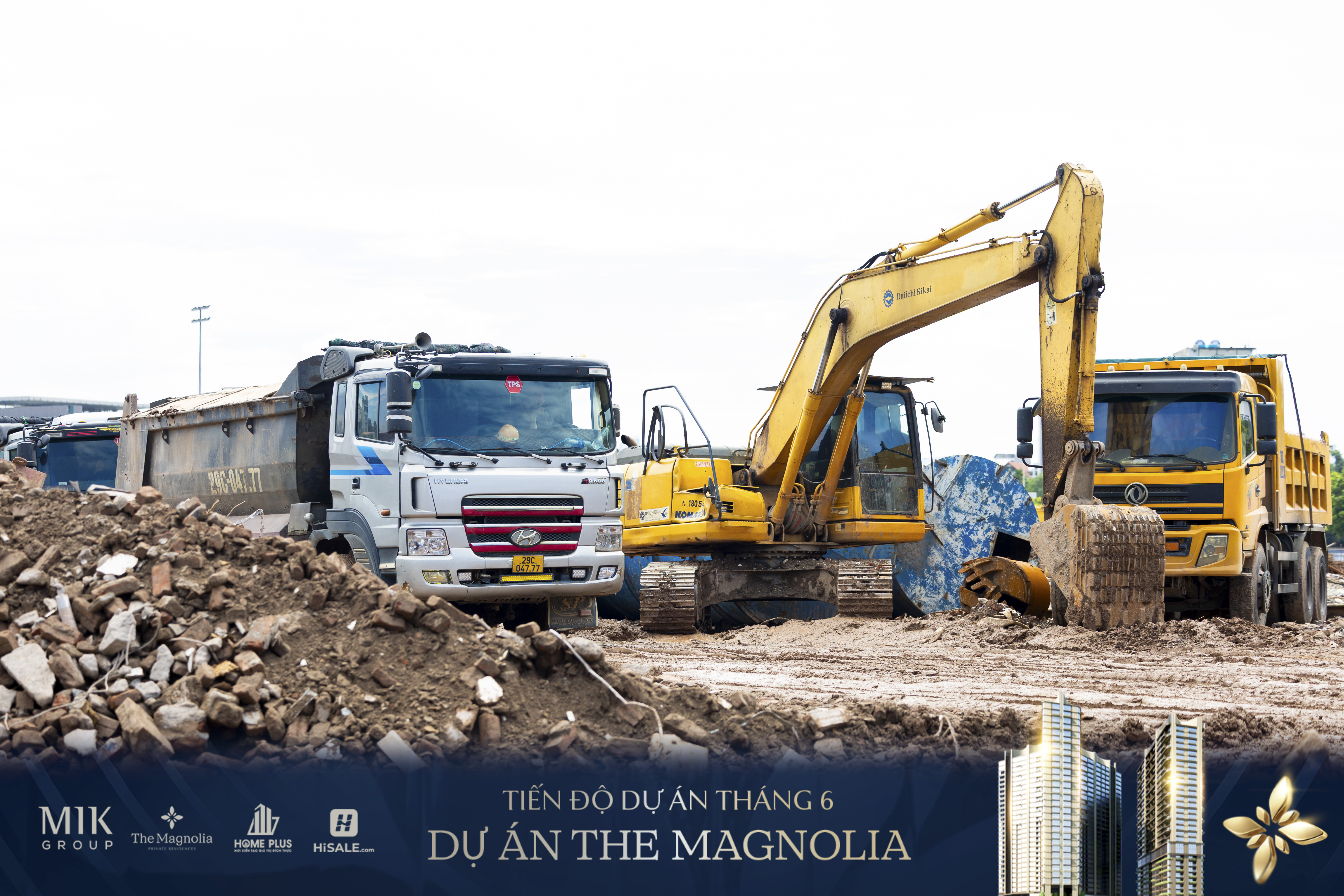 Tiến độ tháng 6 dự án