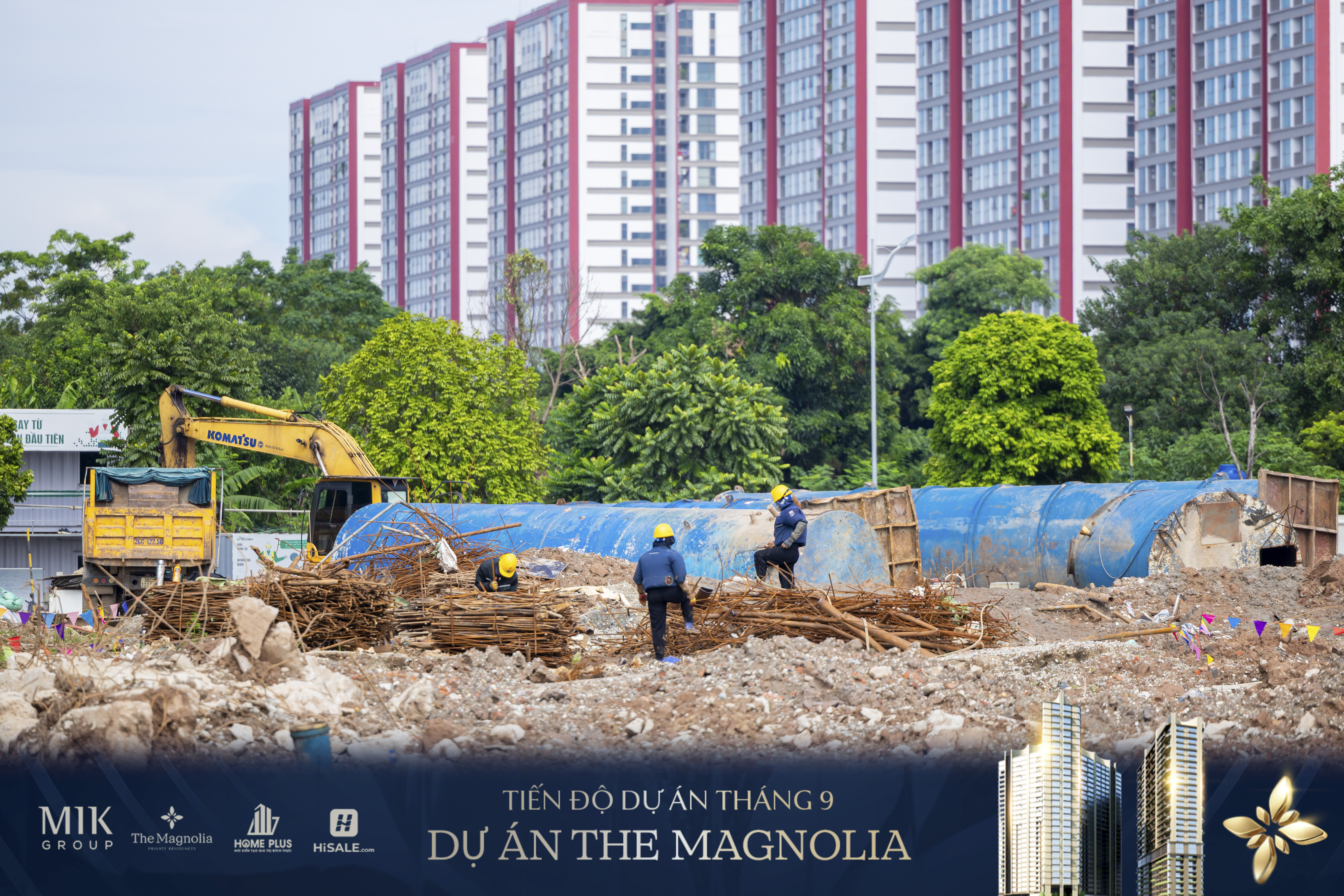 CẬP NHẬT TIẾN ĐỘ T9 THE MAGNOLIA