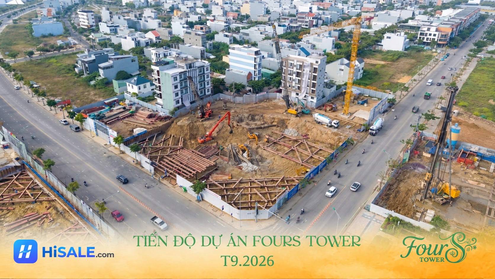 TIẾN ĐỘ DỰ ÁN FOURS TOWER T9/2026