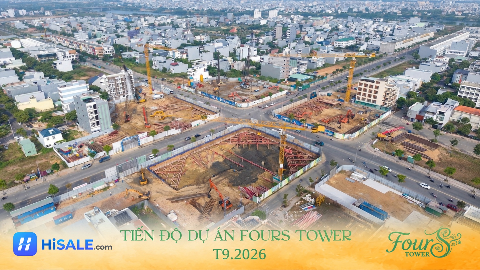 TIẾN ĐỘ DỰ ÁN FOURS TOWER T9/2026