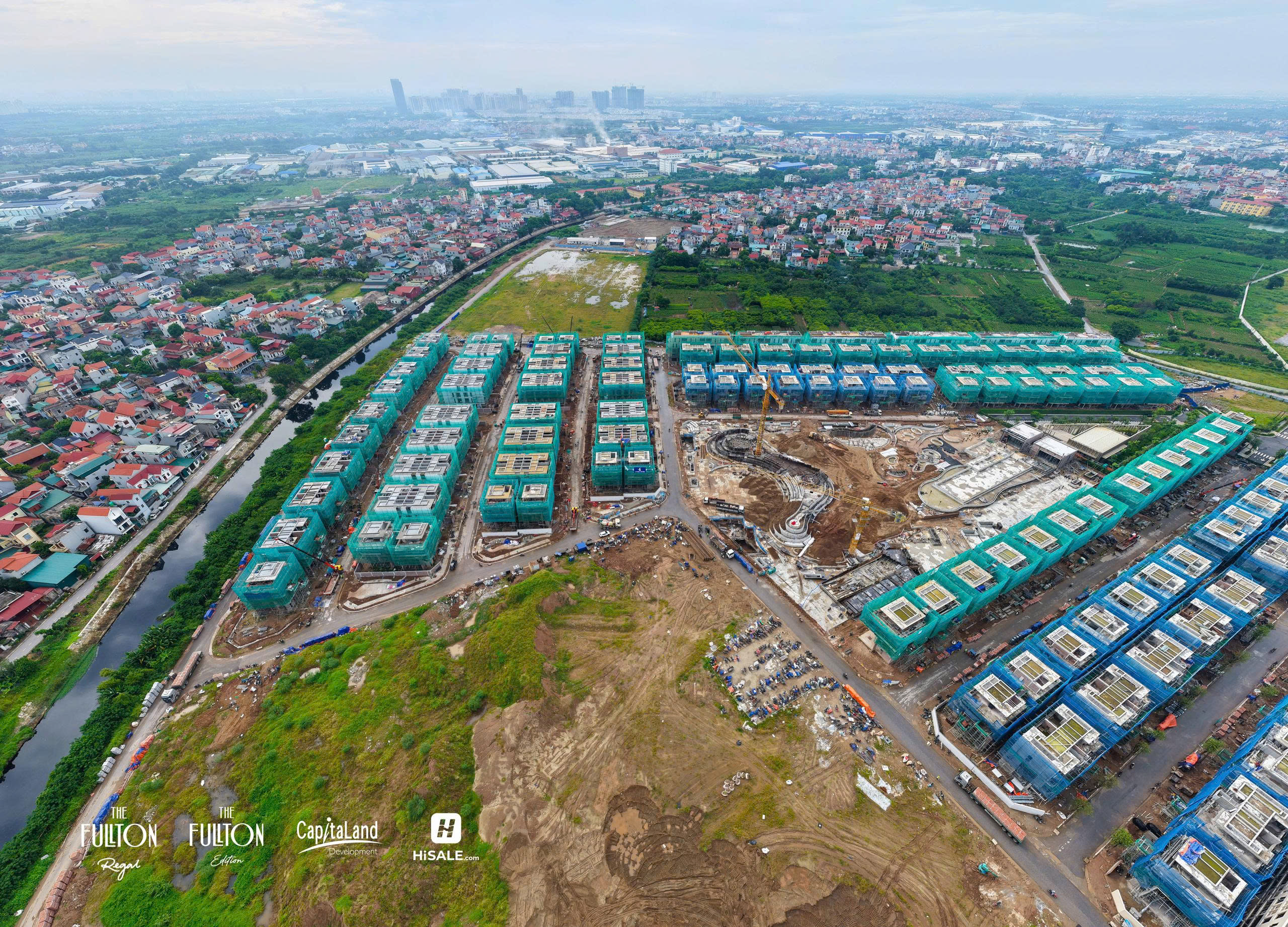 tiến độ phân khu The Fullton Reagal Tháng 8
