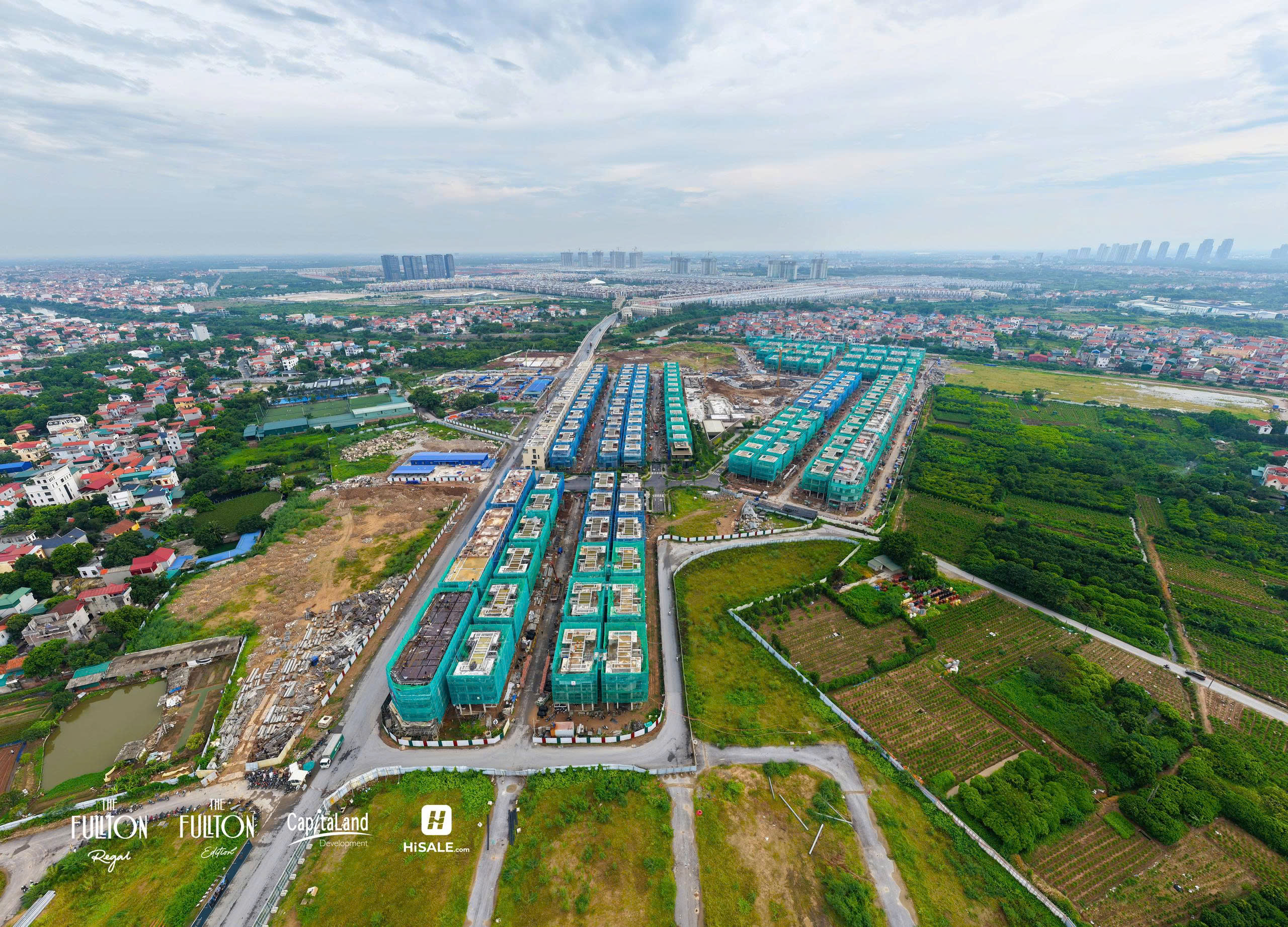 tiến độ phân khu The Fullton Reagal Tháng 8