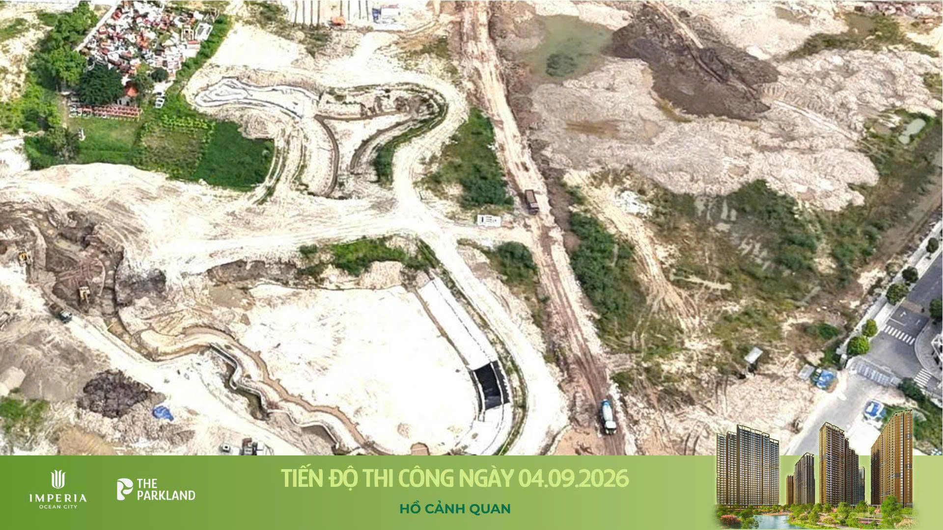 Công trường The Parkland 04/09/2026
