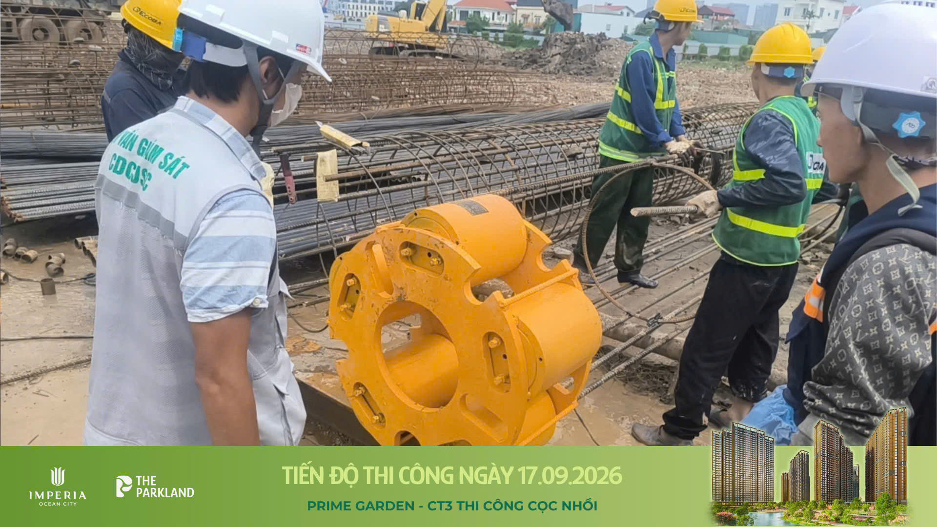Công trường The Parkland 17/09/2026