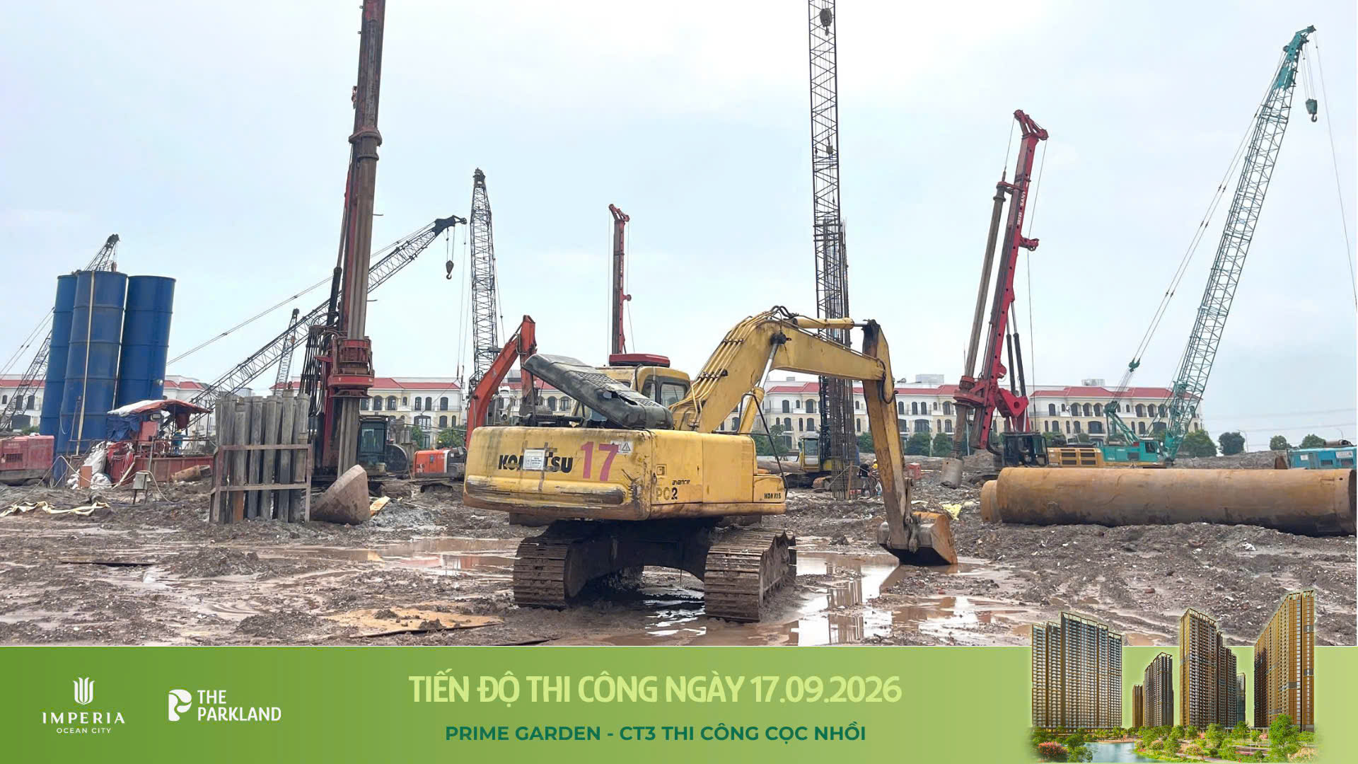 Công trường The Parkland 17/09/2026