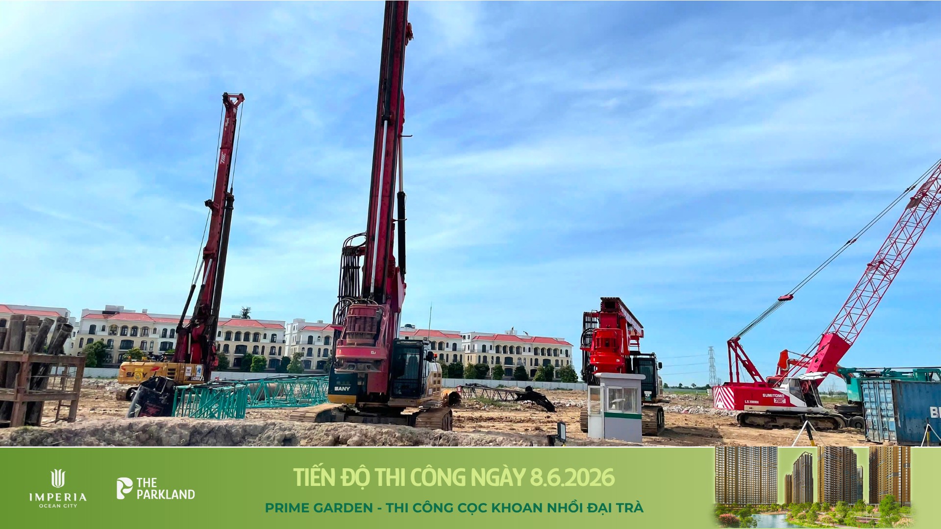 Công trường The ParkLand 8/6/2026