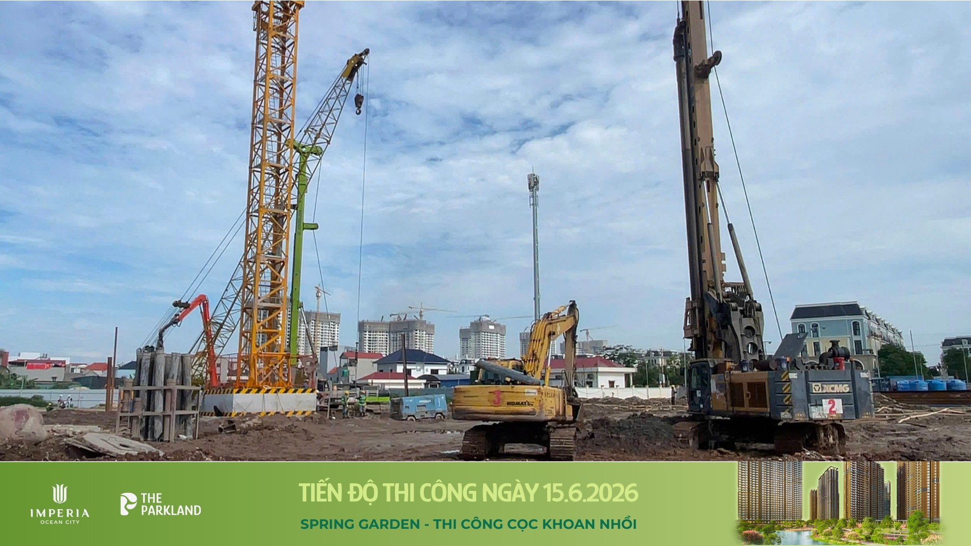 Công trường The Parkland 15/6/2026