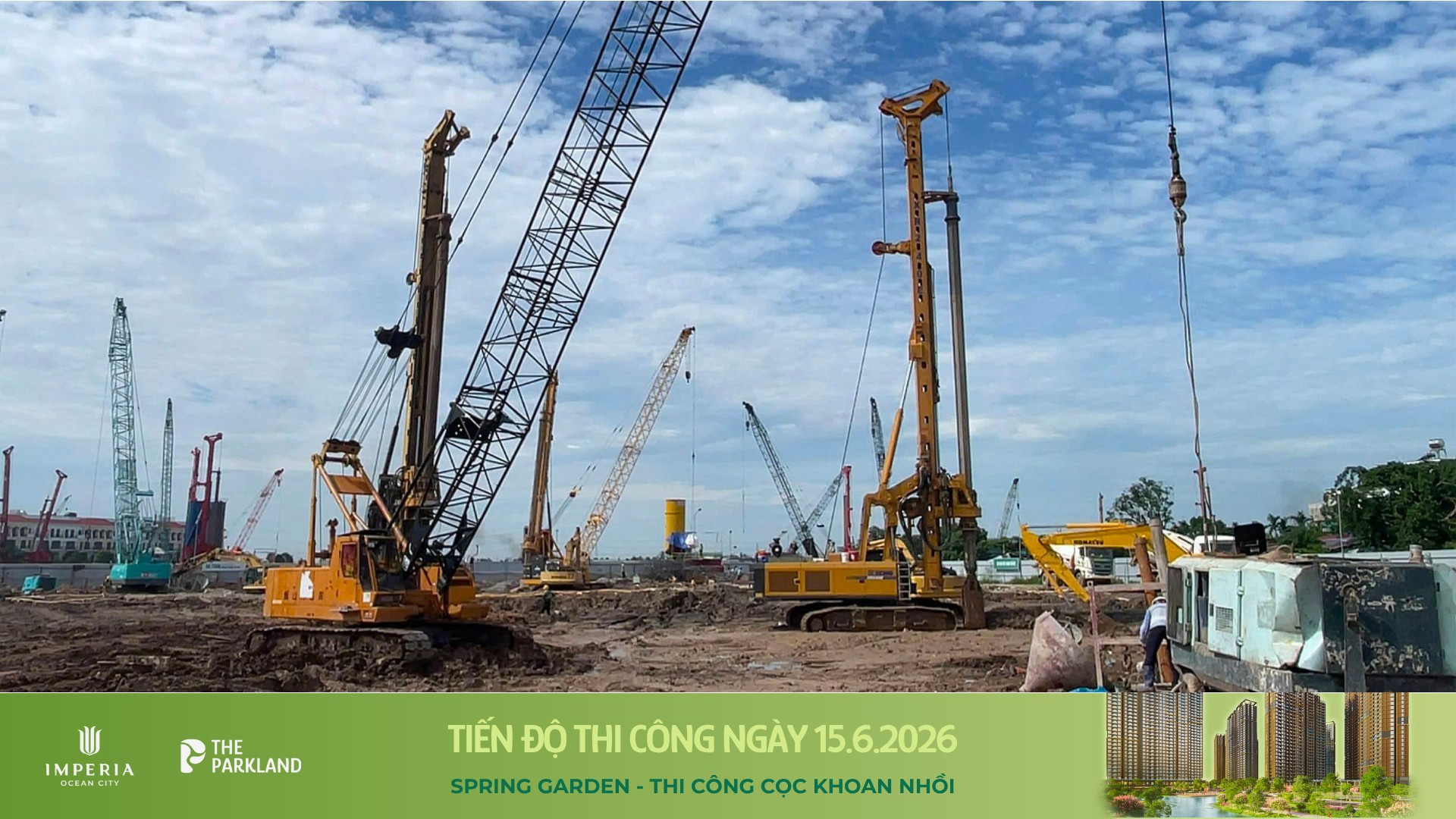 Công trường The Parkland 15/6/2026
