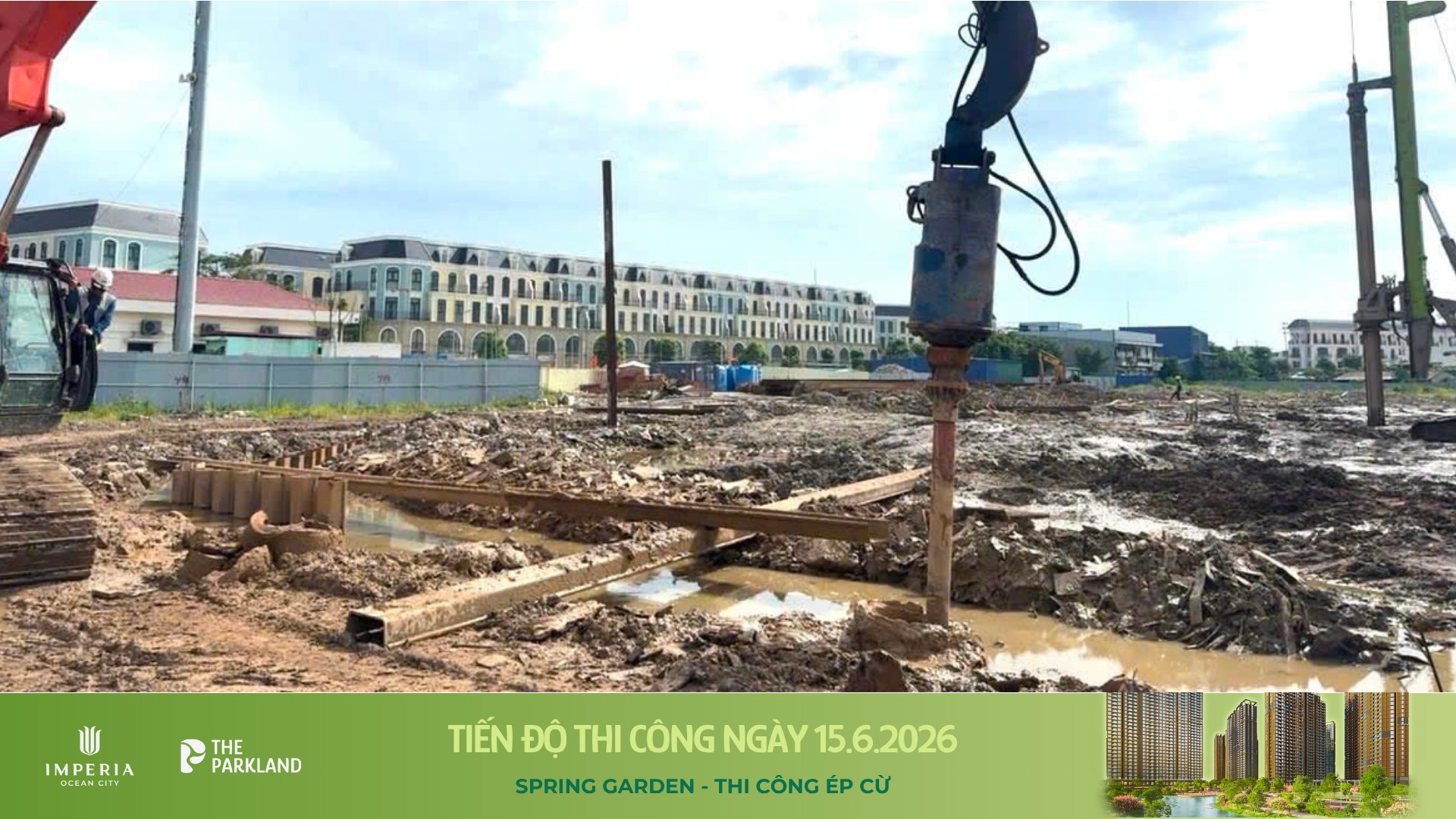 Công trường The Parkland 15/6/2026