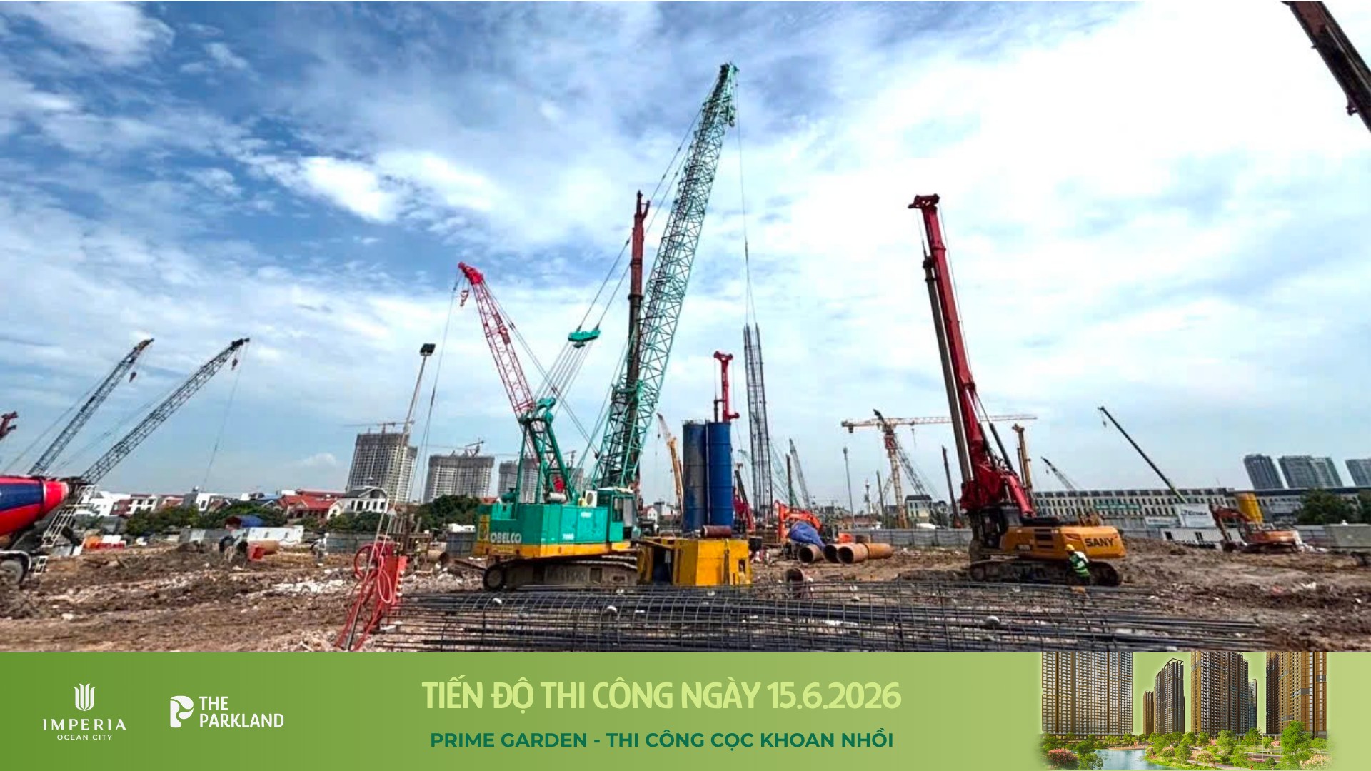 Công trường The Parkland 15/6/2026
