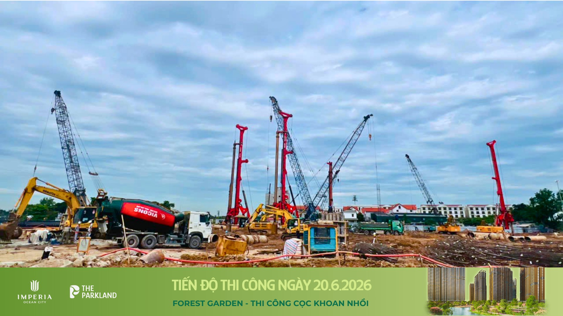Công trường The Parkland 20/6/2026