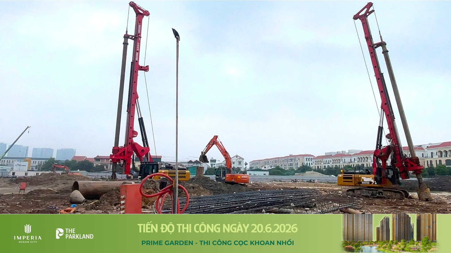Công trường The Parkland 20/6/2026