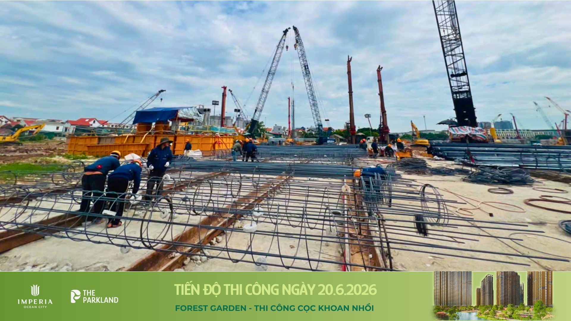 Công trường The Parkland 20/6/2026