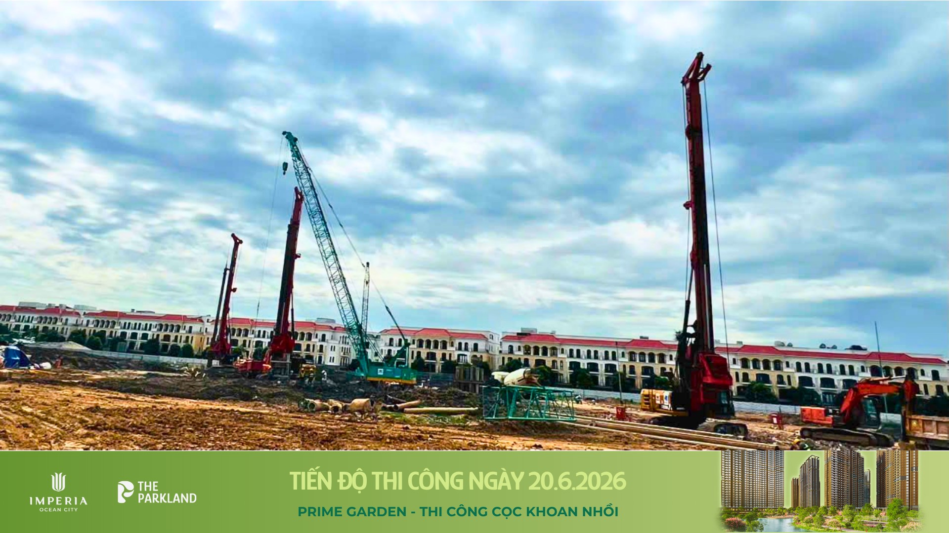Công trường The Parkland 20/6/2026