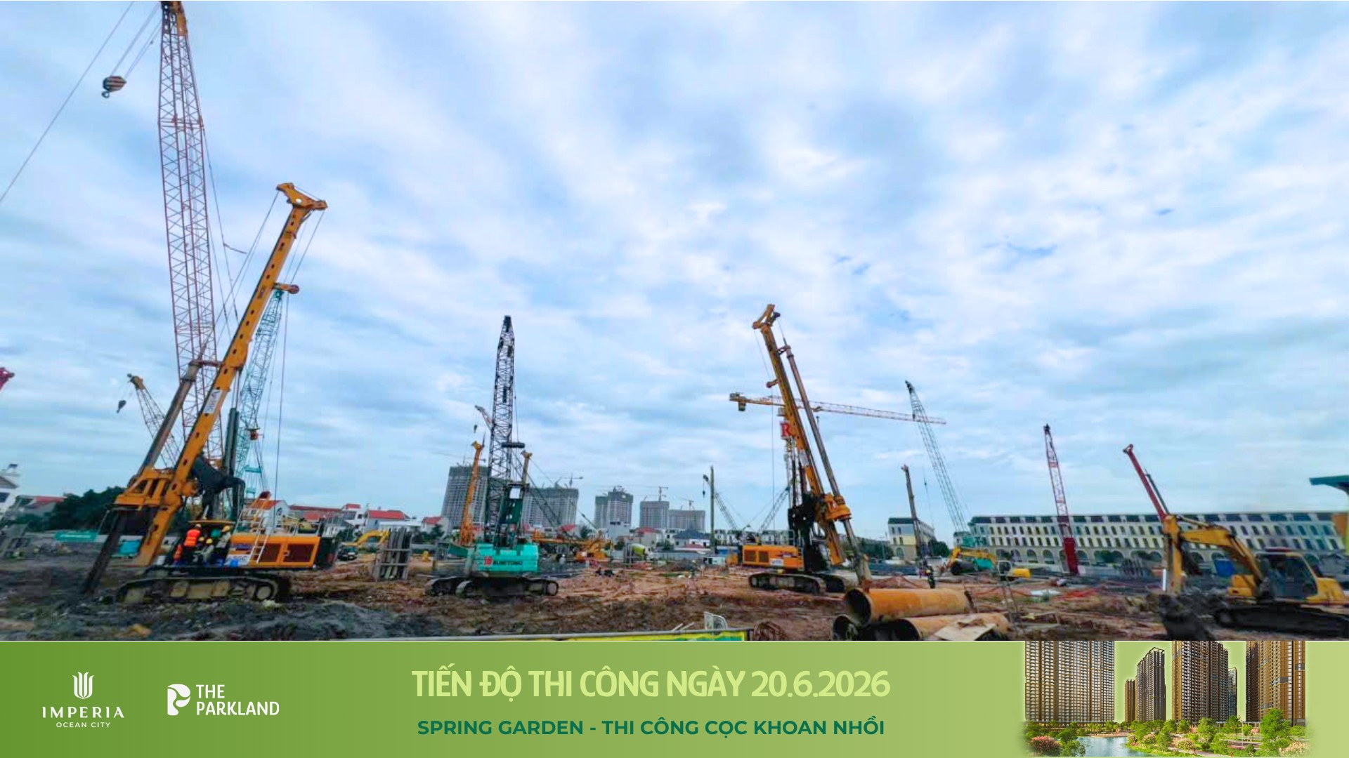 Công trường The Parkland 20/6/2026
