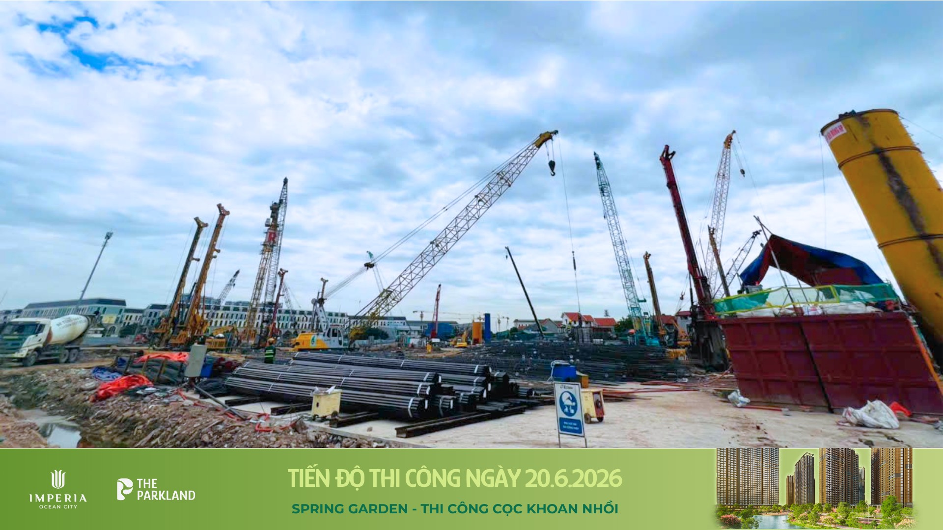 Công trường The Parkland 20/6/2026
