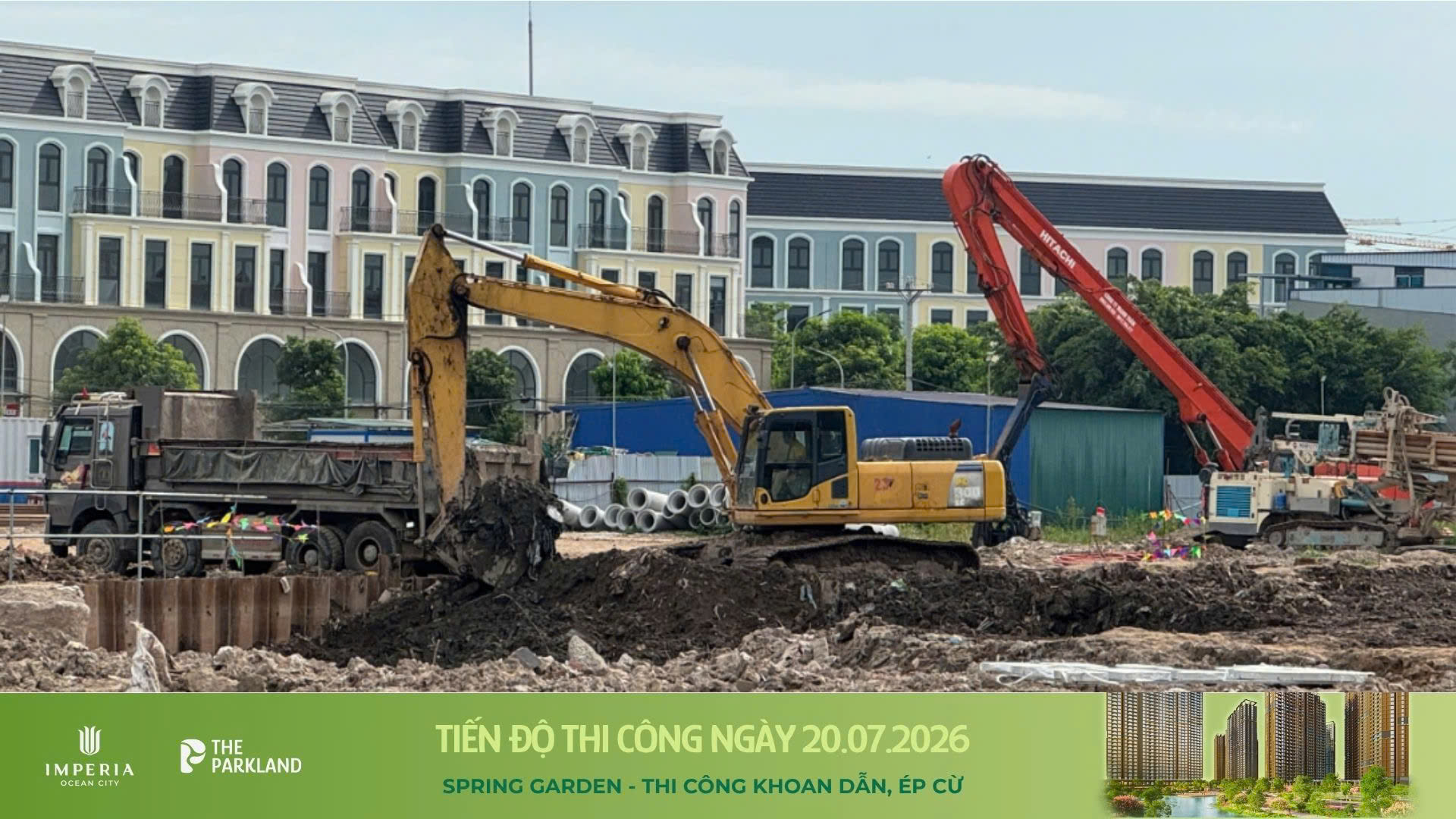 Công trường The Parkland 20/7/2026