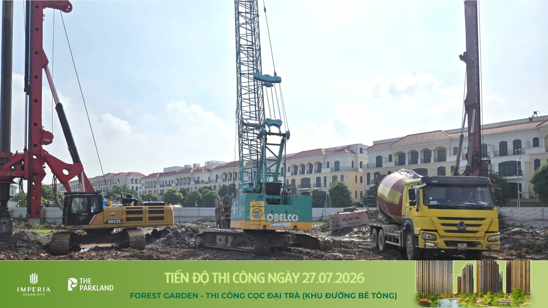 Công trường The Parkland 27/7/2026