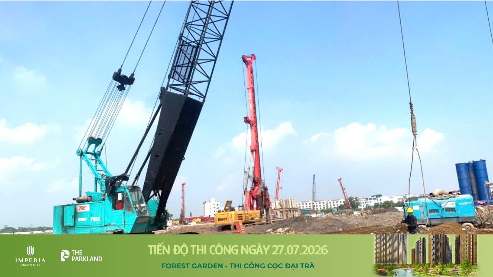 Công trường The Parkland 27/7/2026