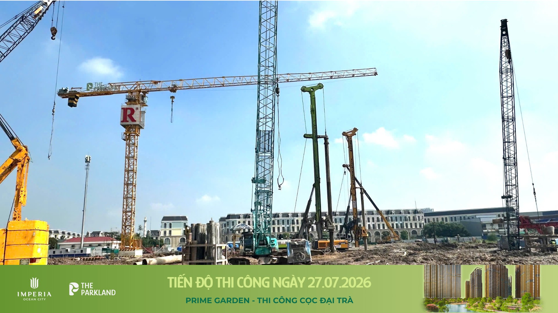 Công trường The Parkland 27/7/2026